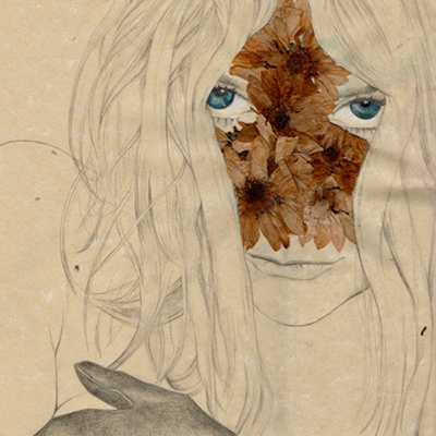 Anielka Hampson Drawing Study for Femme Fatale Series 3